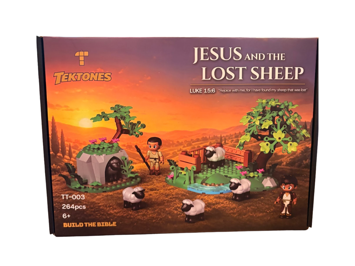 Jesus and the Lost Sheep building set